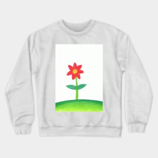 Watercolour Flower Crewneck Sweatshirt